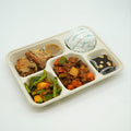 Beef Caldereta, Country Fried Chicken, Pinakbet and Fudge Brownie