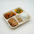 Beef Caldereta, Country Style Fried Chicken and Laing Rice