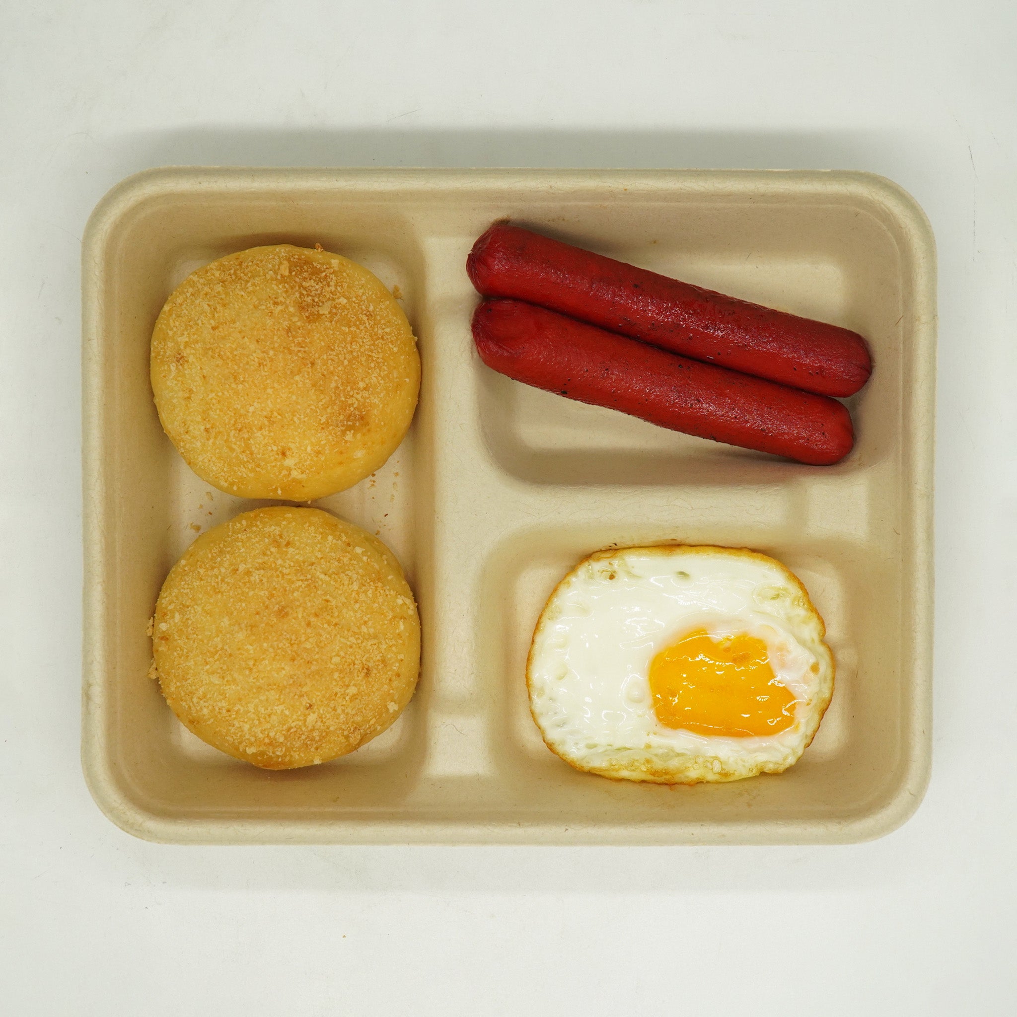 Hotdog, Egg and Bread