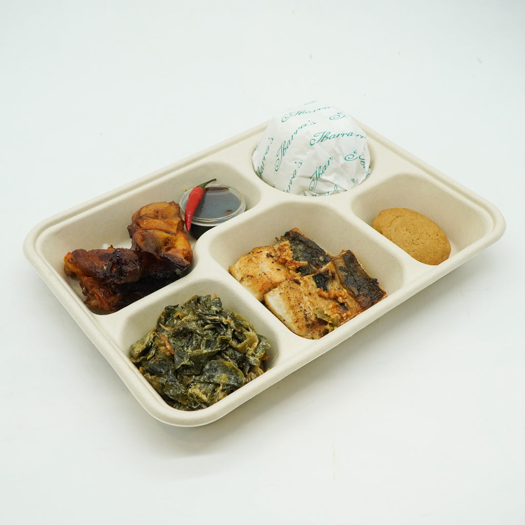 Chicken Salpicao, Bangus Ala Pobre, Laing and Cookie
