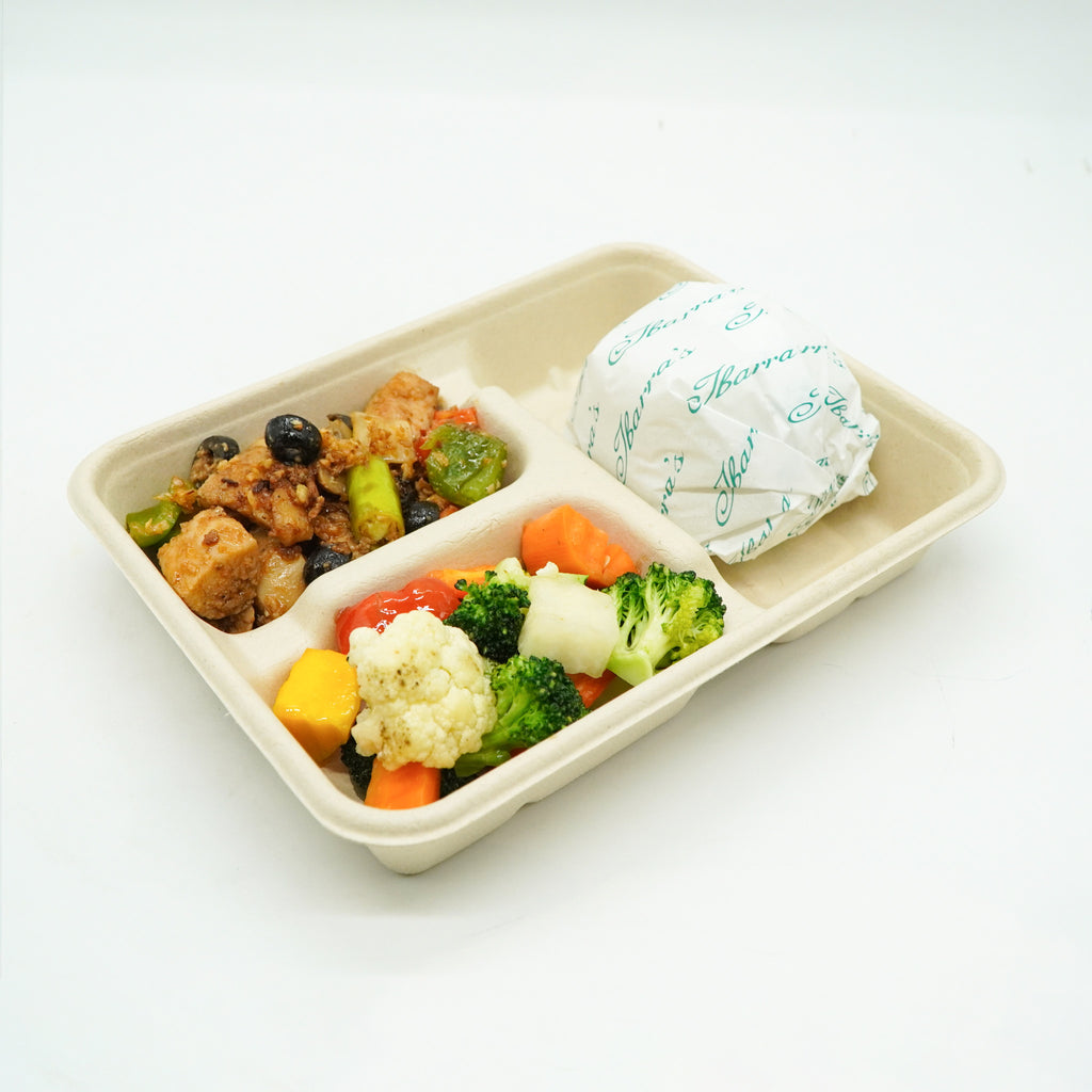 Chicken Salpicao and Roasted Veggie Rice