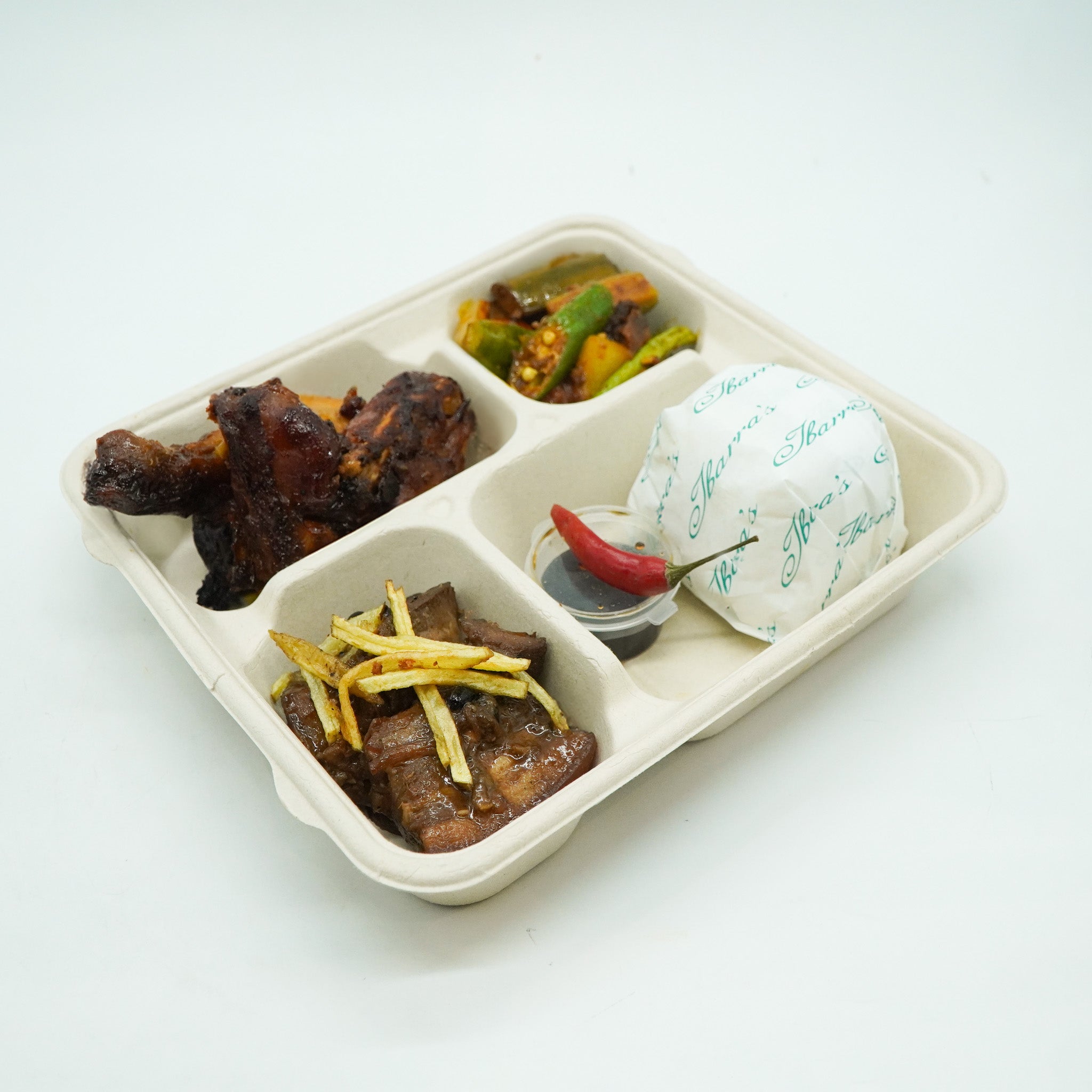 Pork Humba, Chicken Inasal and Pinakbet Rice
